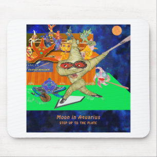 Tapis De Souris Lune de Verseau