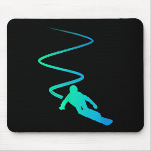 Tapis De Souris Lunettes de ski snowboard pour skier Snow Snowboar