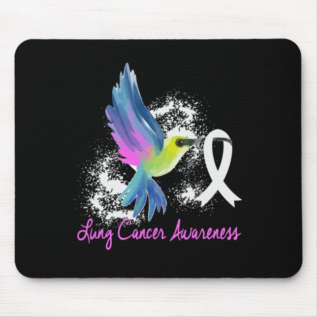 Tapis De Souris Lung Awareness Pearl Ribbon (Devant)