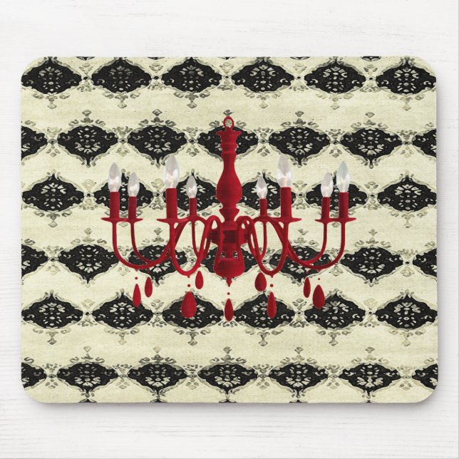 Tapis De Souris Lustre rétro Glamor ~ Mousepad (Devant)