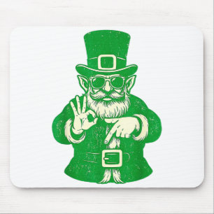 Tapis De Souris Lutins Drôles Disent 6 7 Six Sept St Patricks Da
