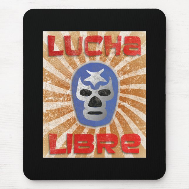 Tapis De Souris Lutte mexicaine de Lucha Libre (Devant)