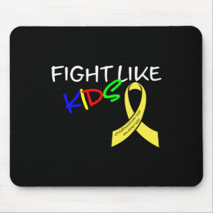 Tapis De Souris Lutter comme les enfants Mois de sensibilisation a