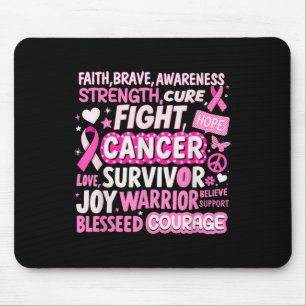 Tapis De Souris Lutter Contre Le Cancer Du Sein Cure Mots De Sensi