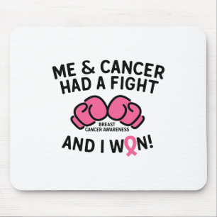 Tapis De Souris Lutter contre le cancer du sein J'ai gagné le canc