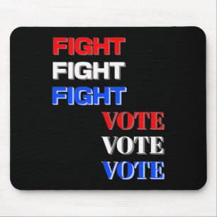 Tapis De Souris Lutter Pour L'Élection Présidentielle De Trump