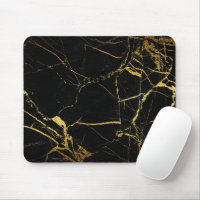 Luxe Black and Gold Marble