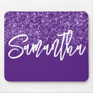 Tapis De Souris Luxe Royal Purple Parties scintillant Ombre Person