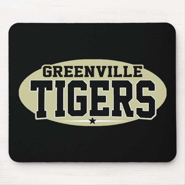 Tapis De Souris Lycée de Greenville; Tigers (Devant)