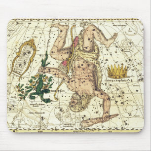 Tapis De Souris Lyra, Hercules avec Cerberus et Corona Borealis