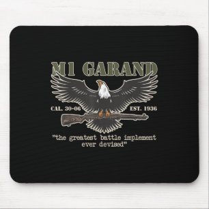 Tapis De Souris M1 Garand États-Unis Main Battle Rifle Gun 2ème gu