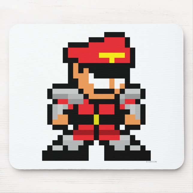 Tapis De Souris m. Bison à 8 bits (Devant)