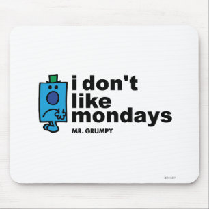 Tapis De Souris M. Grumpy N'Aime Pas Lundi