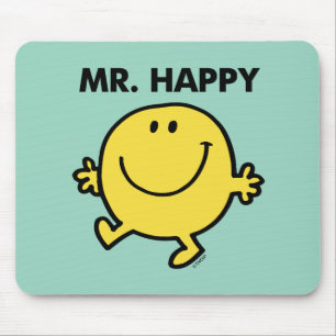 Tapis De Souris M. Happy Danse et sourire
