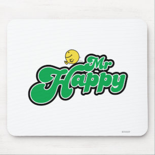 Tapis De Souris M. Happy Glissant Vers Le Bas Vert