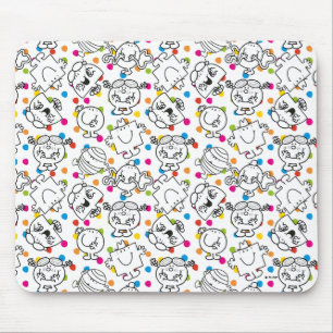 Tapis De Souris M. Men & Little Miss   Motif Pois arc-en-ciel