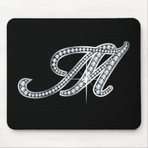 Tapis De Souris M script "Diamond Bling"