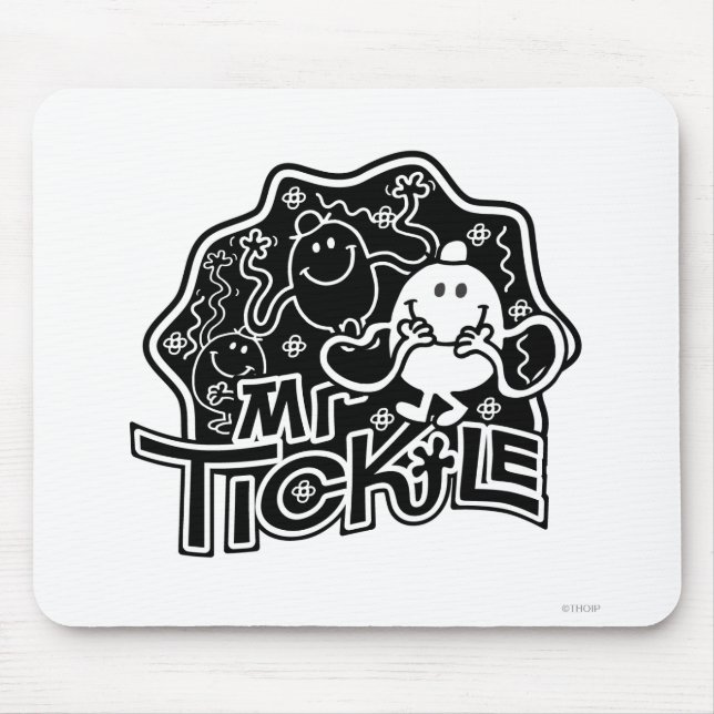 Tapis De Souris M. Tickle | Black & White Fun (Devant)