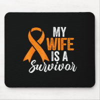 Ma femme est une survivante Ruban orange de sensib