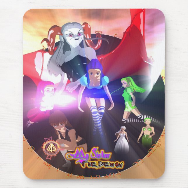 Tapis De Souris Ma soeur le démon Mousepad (Devant)