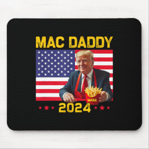 Tapis De Souris Mac Daddy Funny Trump Fries Mega Donald Tru