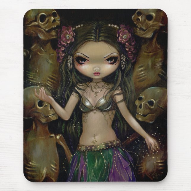 Tapis De Souris "Macabre de Danse :  Fusion tribale" Mousepad (Devant)