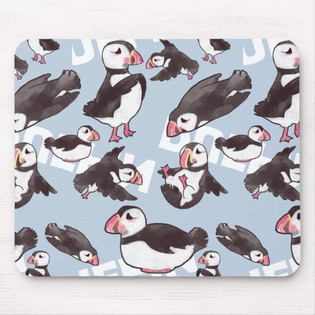 Tapis De Souris Macareux Mousepad (Devant)