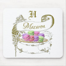 Macaron Français inspiré Mousepad
