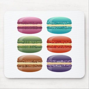 Tapis De Souris macarons arc-en-ciel