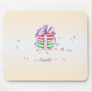 Tapis De Souris Macarons cool à aquarelle tendance