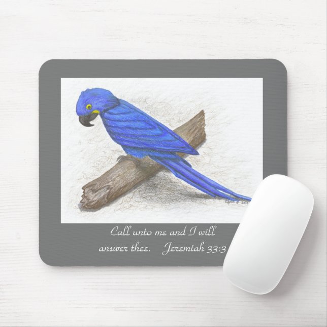 Tapis De Souris Macaw Mousepad (Avec souris)