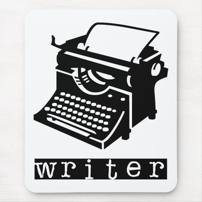 Tapis De Souris Machine à écrire (Devant)