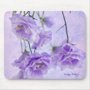 Tapis De Souris Macro Fleurs Campanella Violet