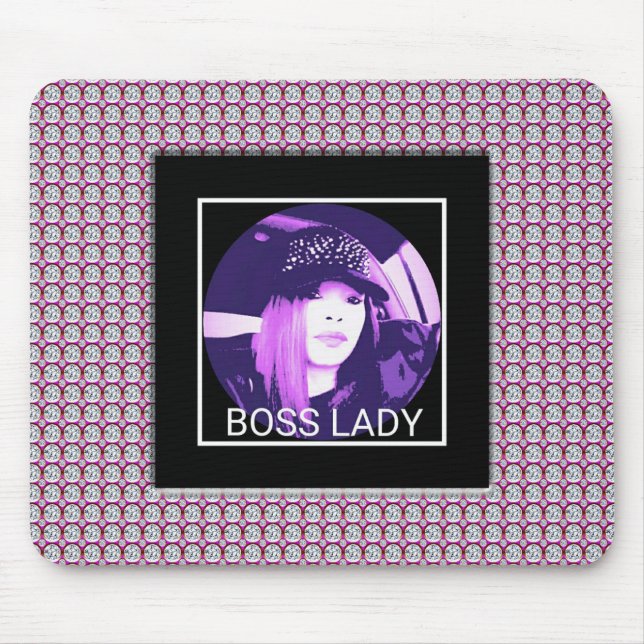 Tapis De Souris Madame Diamonds Mousepad de patron (Devant)