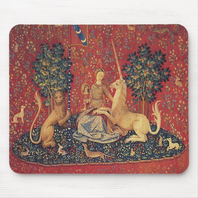 Tapis De Souris Madame et la licorne : Vue (Devant)