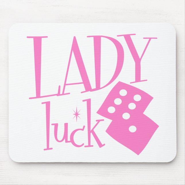 Tapis De Souris Madame Luck Dice (Devant)