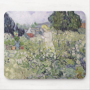 Tapis De Souris Mademoiselle Gachet de Vincent van Gogh dans le