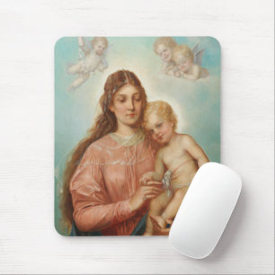 Tapis De Souris Madone et Enfant