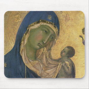 Tapis De Souris Madonna et enfant avec des solides solubles.