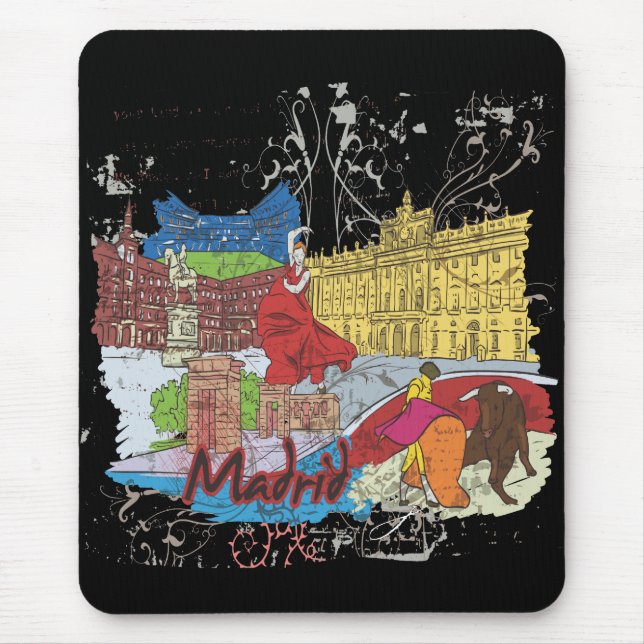 Tapis De Souris Madrid (Devant)