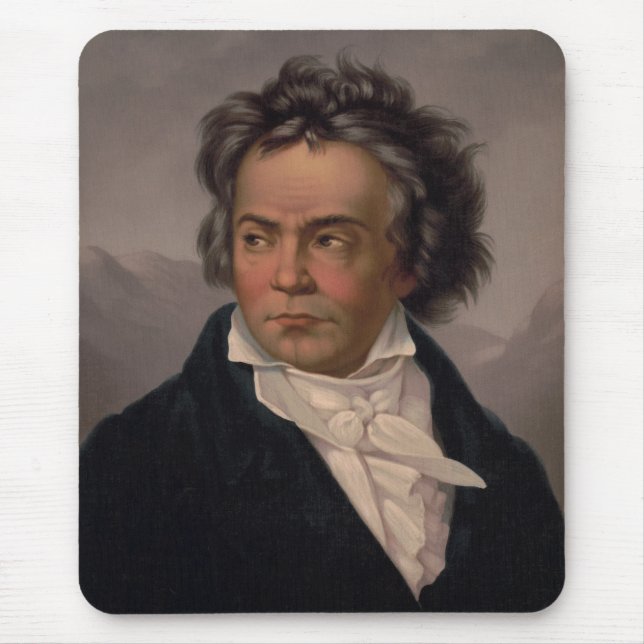 Tapis De Souris Maestro Ludwig Beethoven Compositeur de musique sy (Devant)