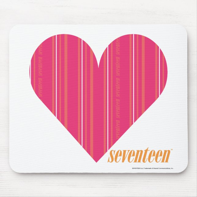 Tapis De Souris Magenta mince 4 de rayures (Devant)