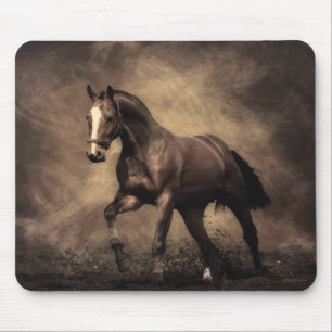 Tapis De Souris Magnifique coussin de cheval brun