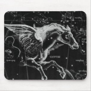 Tapis De Souris magnifique mystique ailes volantes cheval
