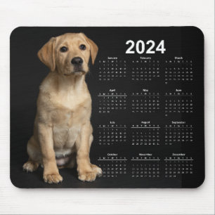 Tapis De Souris Magnifique Yellow Labrador Retriever 2024 Calendri
