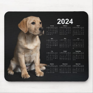 Tapis De Souris Magnifique Yellow Labrador Retriever 2024 Calendri