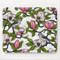 Magnolia en floraison et tireur
