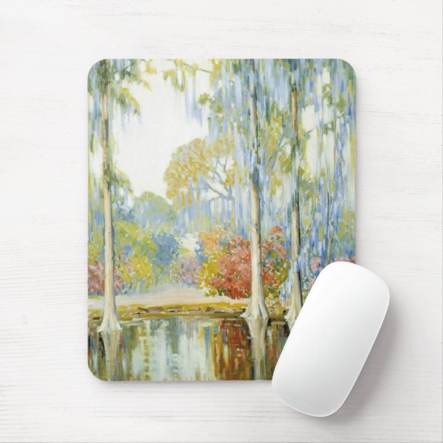 Tapis De Souris Magnolia Gardens | Alfred Hutty (Avec souris)