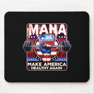 Tapis De Souris Maha Rendre l'Amérique en santé Trump Kennedy 2024