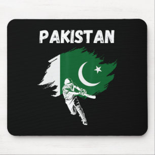 Tapis De Souris Maillot de cricket pakistanais Drapeau du Pakistan